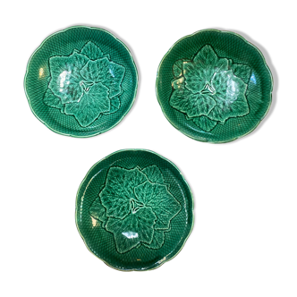 Set of 3 dishes in Vallauris slip