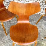 Chair 4130 Grand Prix in teak, Arne Jacobsen for Fritz Hansen