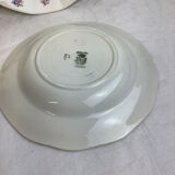 4 Vintage deep plates made in France Digoin Sarreguemines