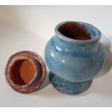 Blue terracotta pot