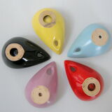 Vintage ashtray 1950 ceramic tripod