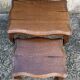 Set of two nesting tables, Louis XV spirit, cherry wood, vintage, 60s