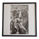 Brigitte Bardot, framed vintage black and white offset reproduction 53 cm
