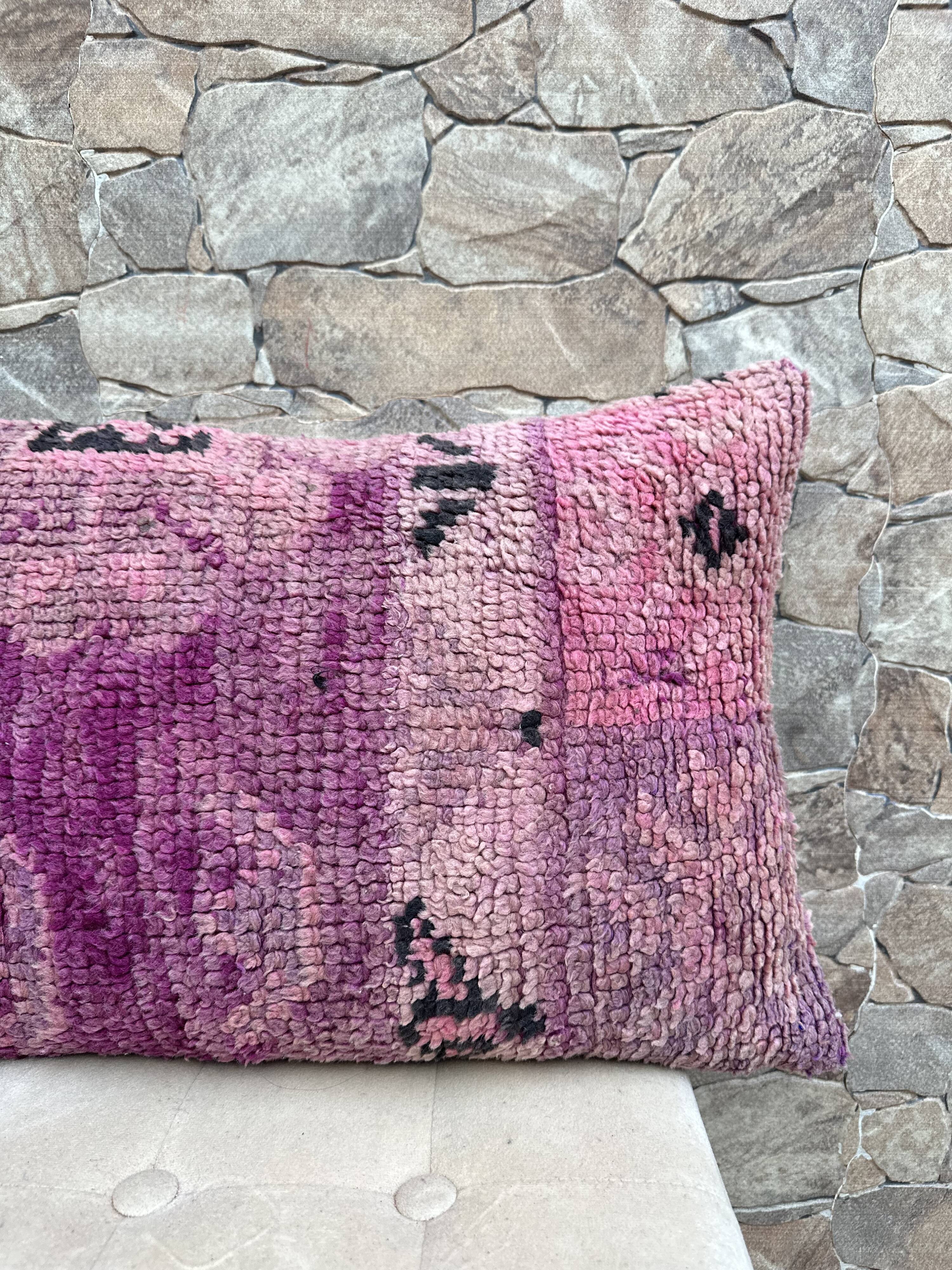 Beautiful vintage Berber Kilim cushion from Morocco