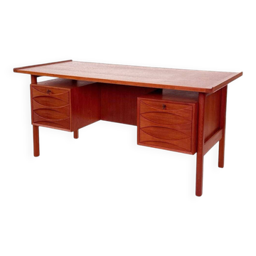 Bureau vintage modèle 75 de Niels Clausen en teck - NC Møbler, Danemark 1960