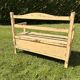 Banc coffre en bois ancien