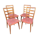4 Scandinavian chairs mid century vintage 1960