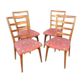 4 Scandinavian chairs mid century vintage 1960