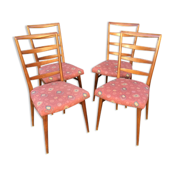 4 Scandinavian chairs mid century vintage 1960