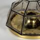 1960s 1970s Ceiling Lamp Flush Mount by Glashütte Limburg Germany