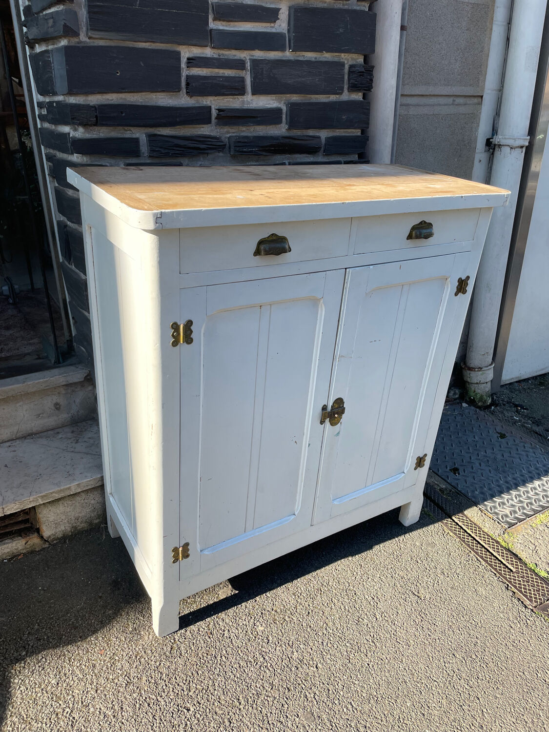 Parisian sideboard white wood