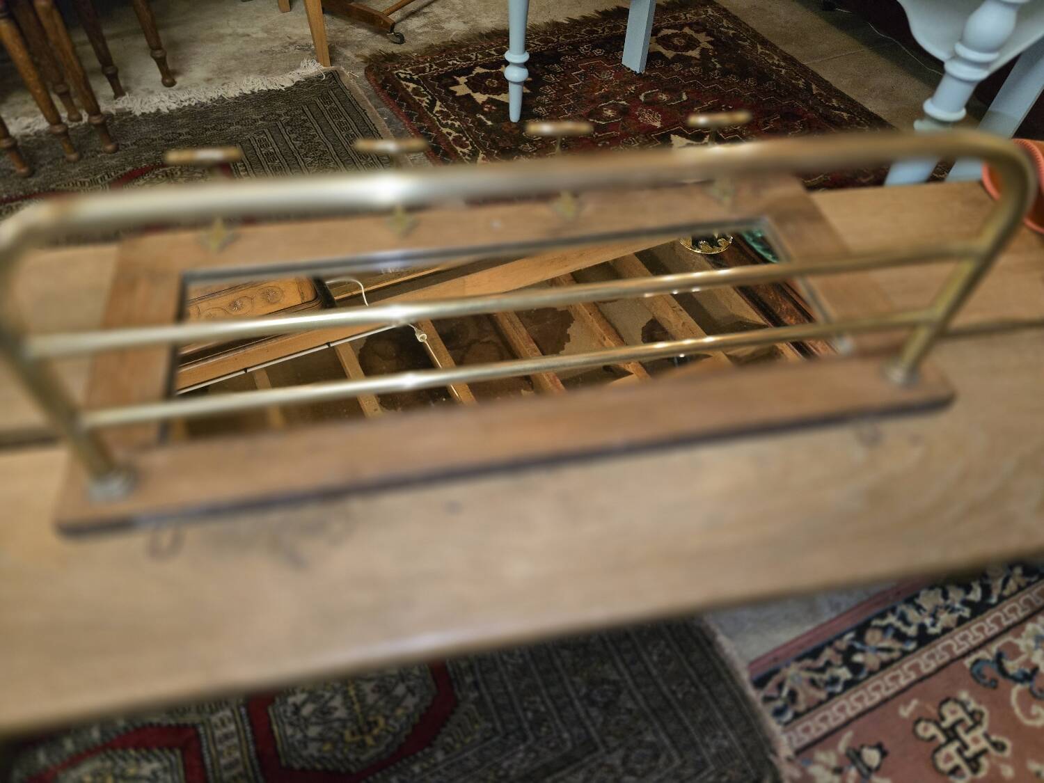 1950s wall coat rack