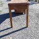 Table de metier drapier pin 5 tiroirs