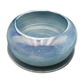 Saladier céramique bleu et sa sous-coupe