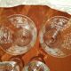 Set of 12 engraved Bohemian Crystal Glasses
