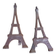 Pair of fire dogs Eiffel Tower 1900