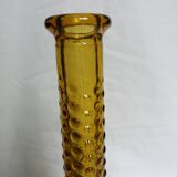 Carafe Empoli Italy Genie bottle in amber glass