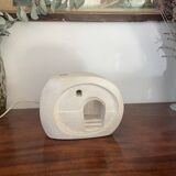 Lampe en pierre sculptée vintage signée Arsène Galisson