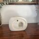Vintage carved stone lamp signed Arsène Galisson