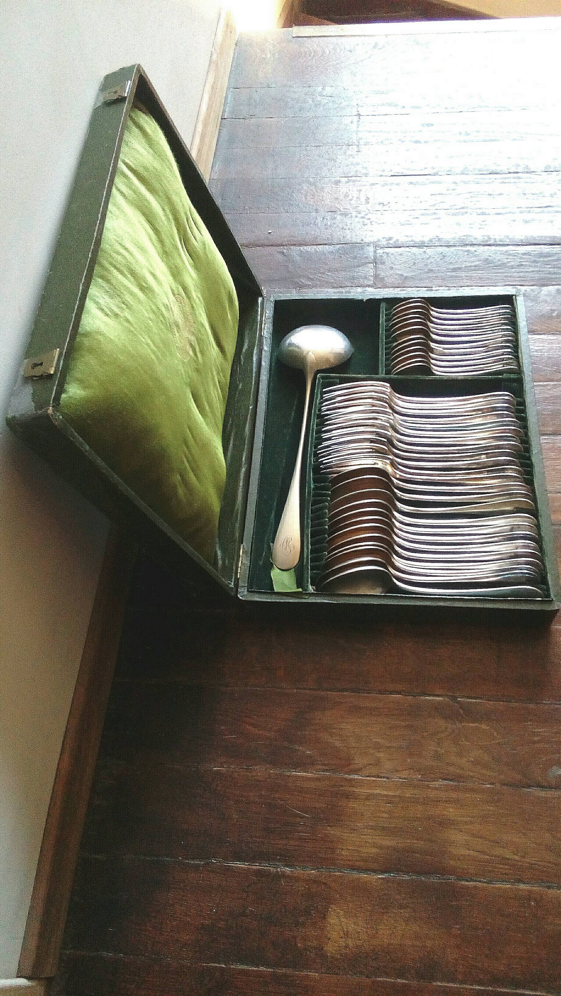 Christofle metal silver cutlery set - 37 pieces