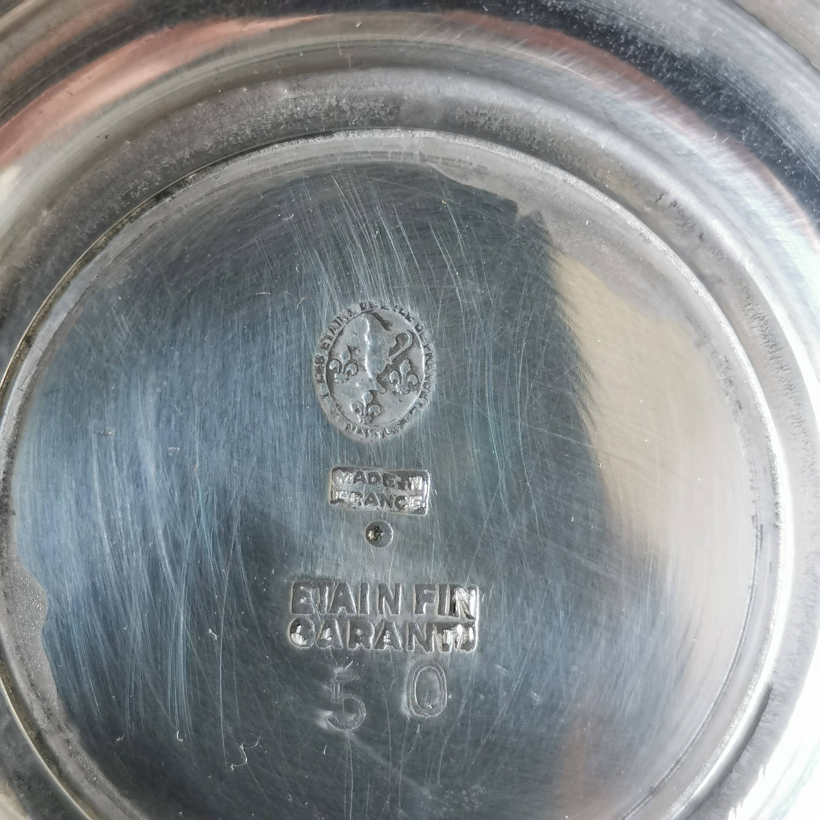 Ancien Service à Café Et Thé En étain Des Années 1920-1940, Parfait Pour Les Collectionneurs Vintage