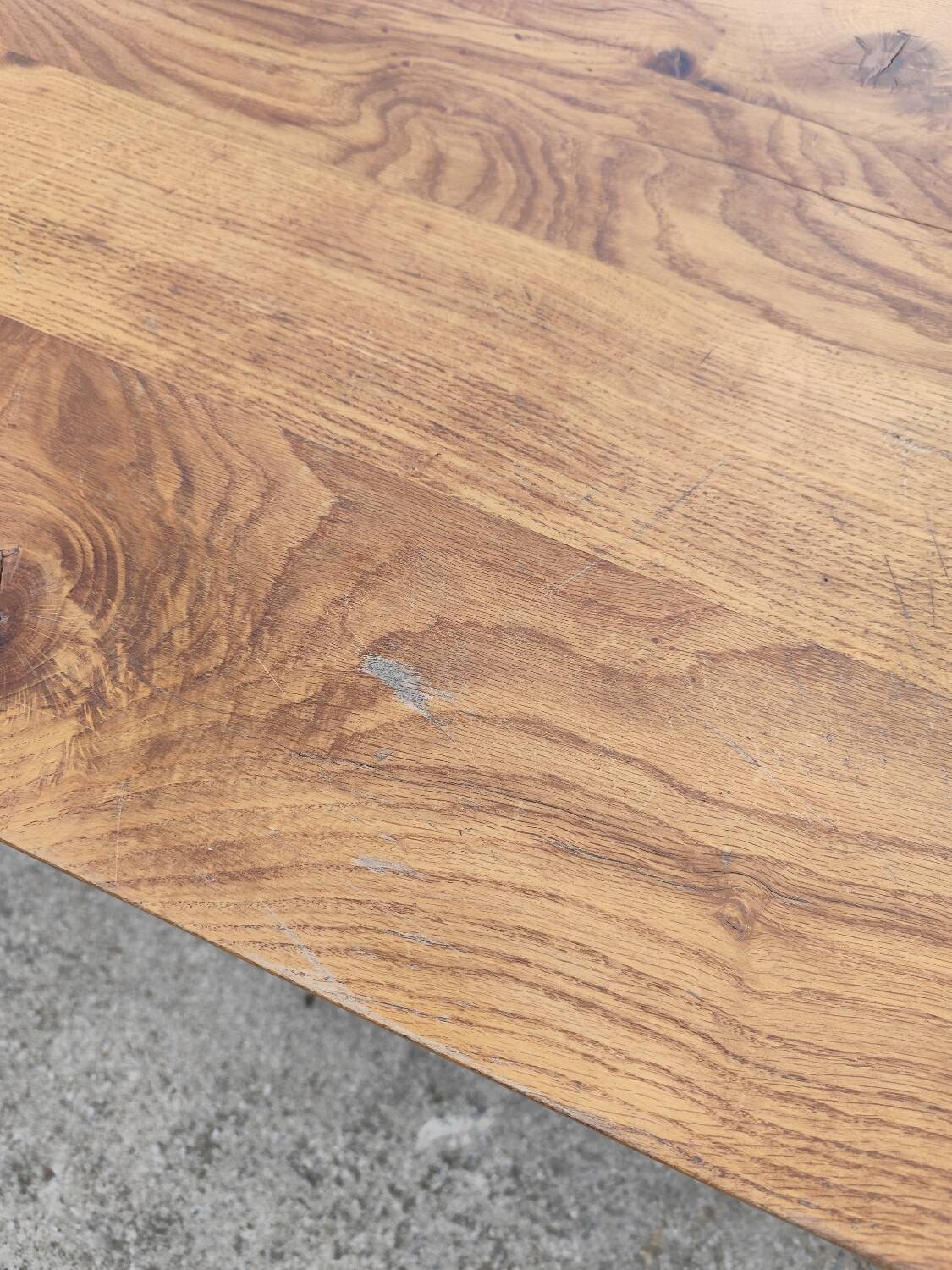 Duo XXL farmhouse table 320 cm oak spindle legs