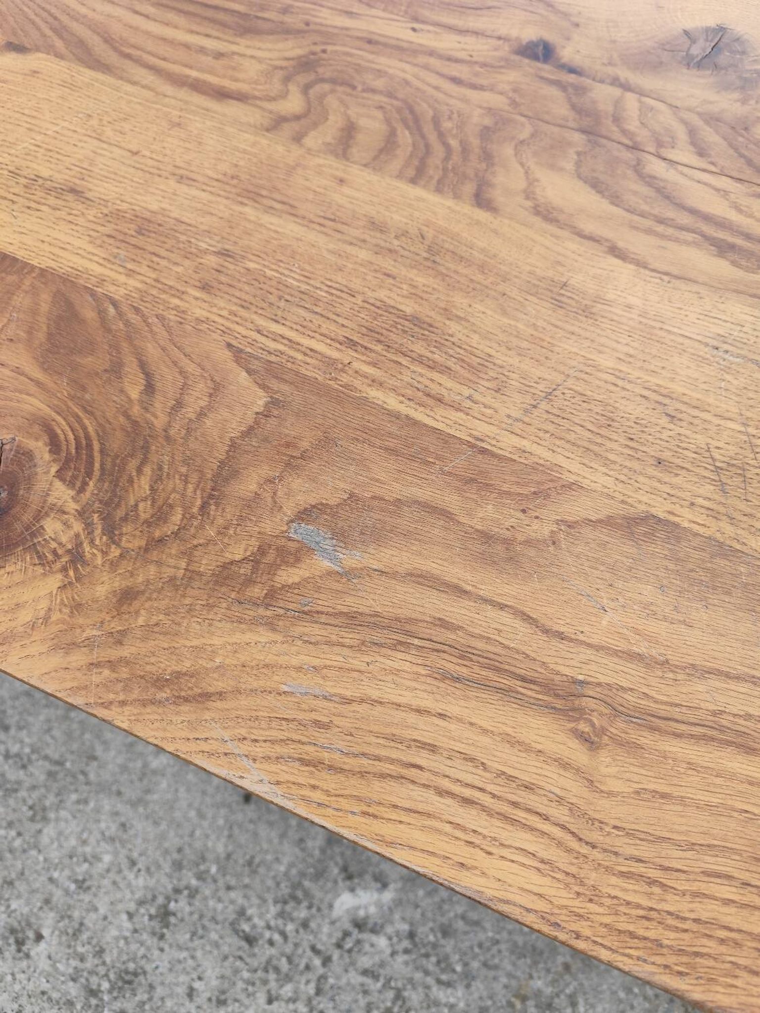 Duo table de ferme XXL 320 cm chêne pieds fuseaux