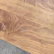 Duo table de ferme XXL 320 cm chêne pieds fuseaux