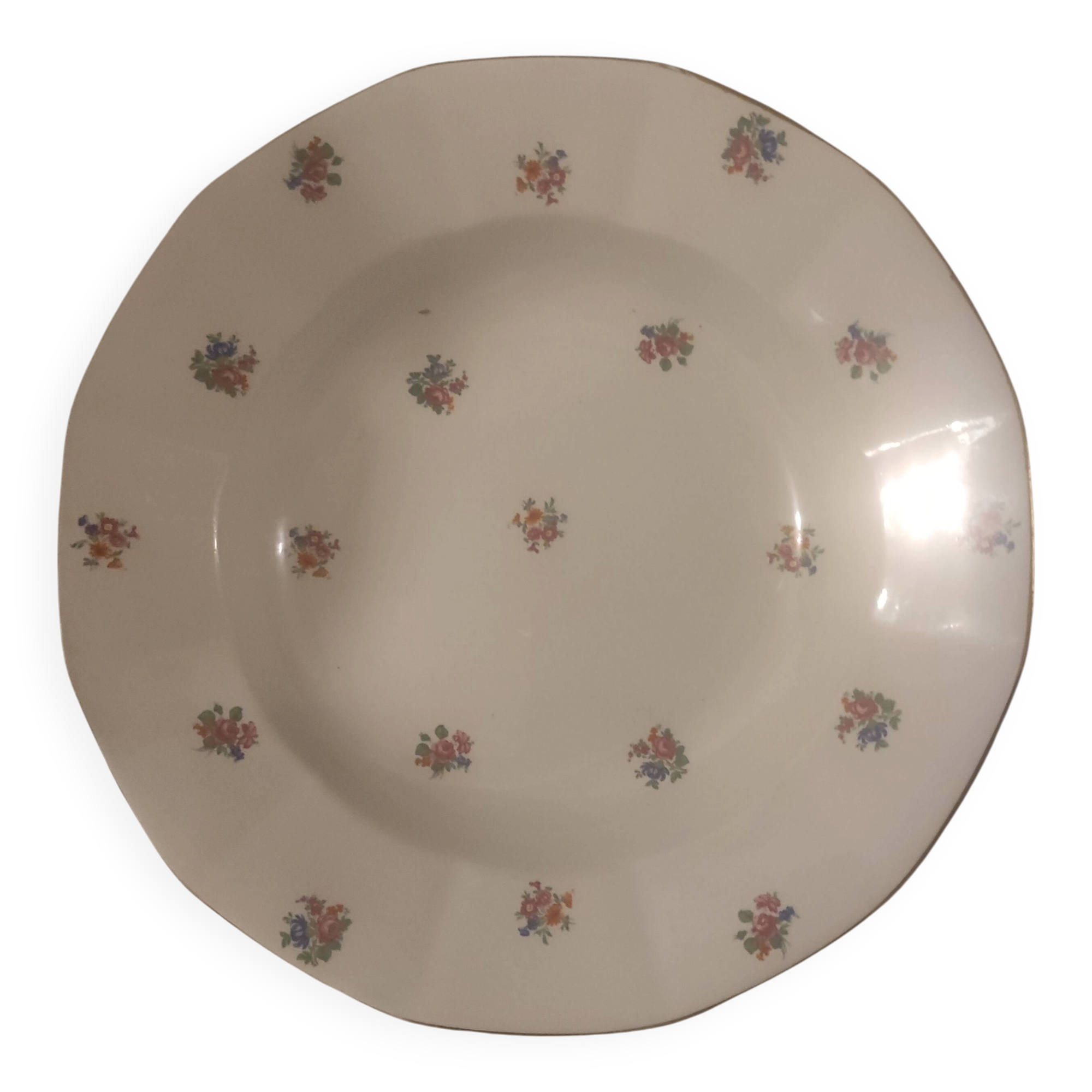 Assiette  digoin& Sarreguemines