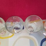 Lot de 4 verres à bière "kriek gueuze belle-vue " vintage