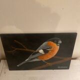 Bird painting on wood