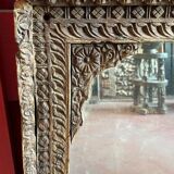 Miroir en bois de Teck 18éme, Inde Rajasthan