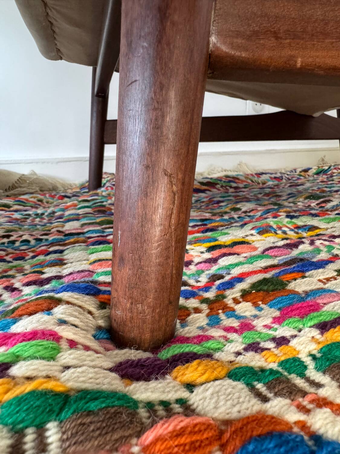 Fauteuil scandinave en teck, années 1960