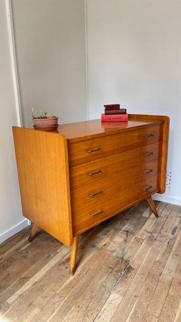 COMMODE Pieds Compas VINTAGE