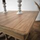 Henri II mid-table in solid walnut – Custom finish