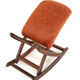 Adjustable Footstool / footrest "Uniek" - dutch design in teak