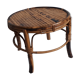 Bamboo stool under plant