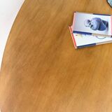 Oval coffee table beech 1980 Aalto Ikea