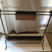 Wrought iron umbrella stand
