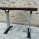 Lot of 4 tables bistro "Lelong"