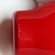 Vase en verre rouge Demurano en chemise blanche incamiciato Made in Italy Moretti