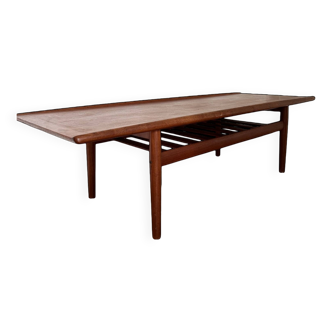 Solid teak coffee table by Grete Jalk for Glostrup from the 1960s.