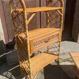 Rattan living room set, 1970s