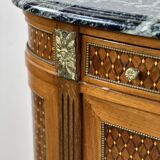Half-moon commode in the Louis XVI style