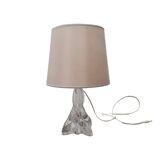 French Crystal Table Lamp By Baccarat, 1950s