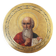 19th Century Round Icon of the Holy Apostle John the Theologian in Oak & Go