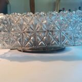 Cast glass ceiling lamp