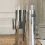 Garance Vallée for Monoprix. Chrome-plated metal and glass vase