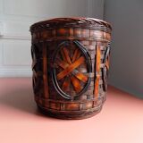 Rattan plant pot