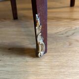 Inlaid bedside table